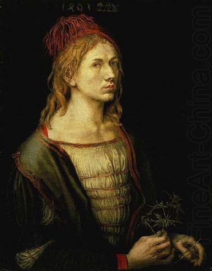Albrecht Durer The earliest painted Self-Portrait (1493) by Albrecht Durer china oil painting image